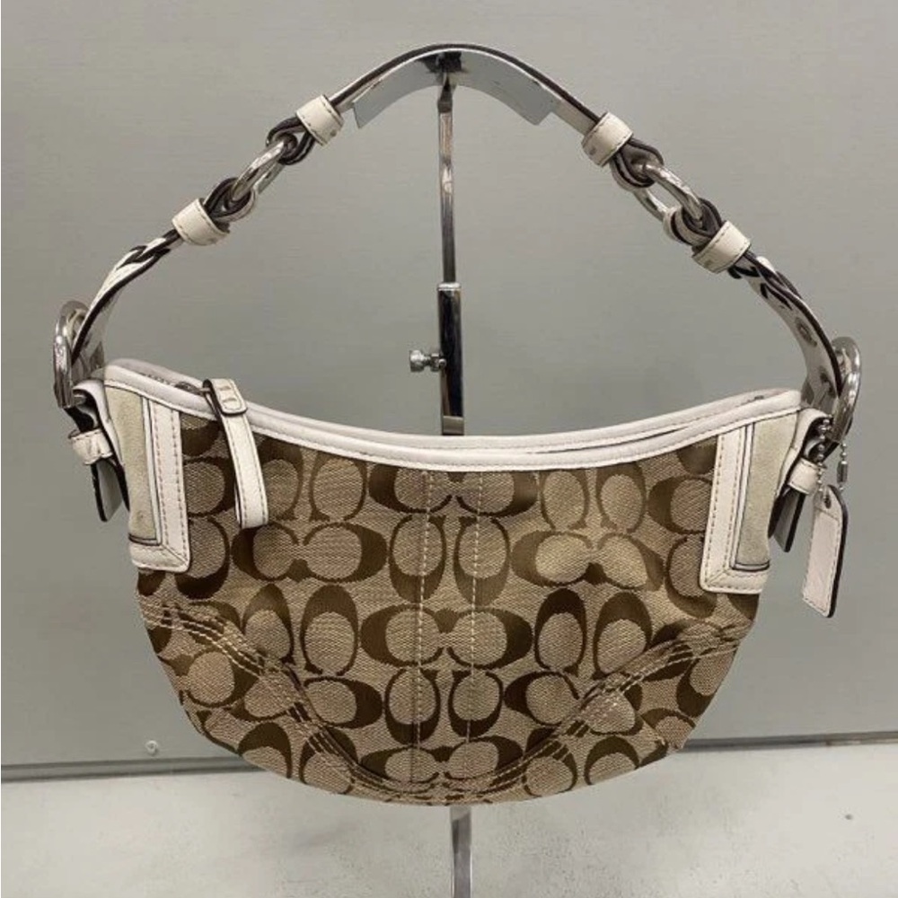 Coach soho signature canvas shoulder bag